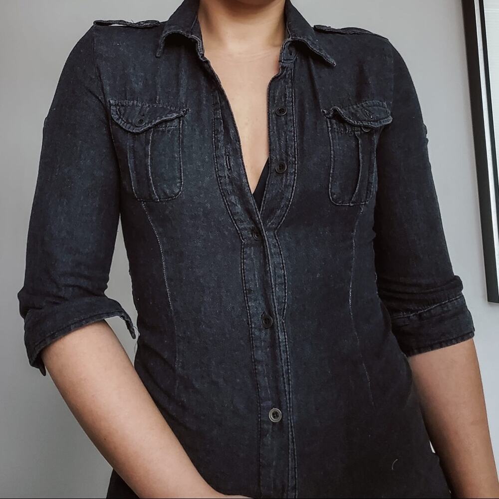 Women's Dark Denim Top Small